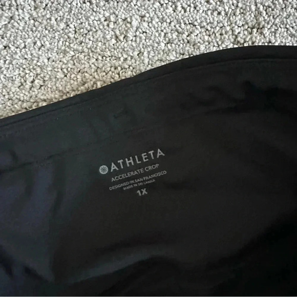 NWT Plus Size Athleta Accelerate Crop Leggings Size 1X‎ - Picture 7 of 8